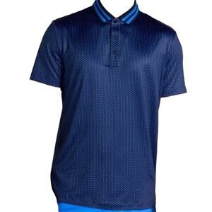 Redvanly Pascal Polo in Midnight Blue, NWT sz Small Stretch Performance Golf
